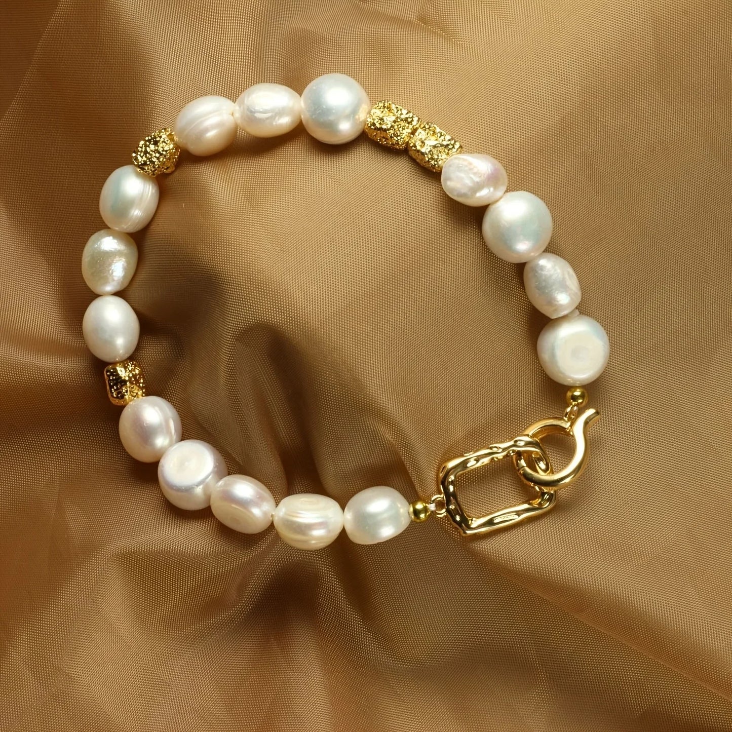 Baroque Freshwater Pearl Bracelet Natural Beauty .
