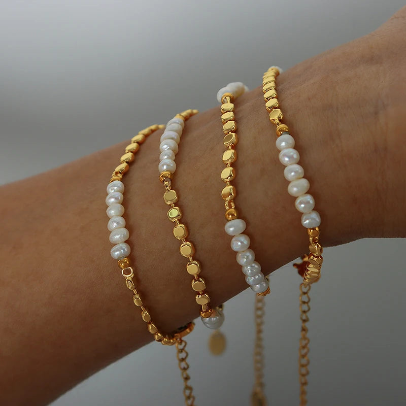 Celeste Lariat Pearl Drop Necklace