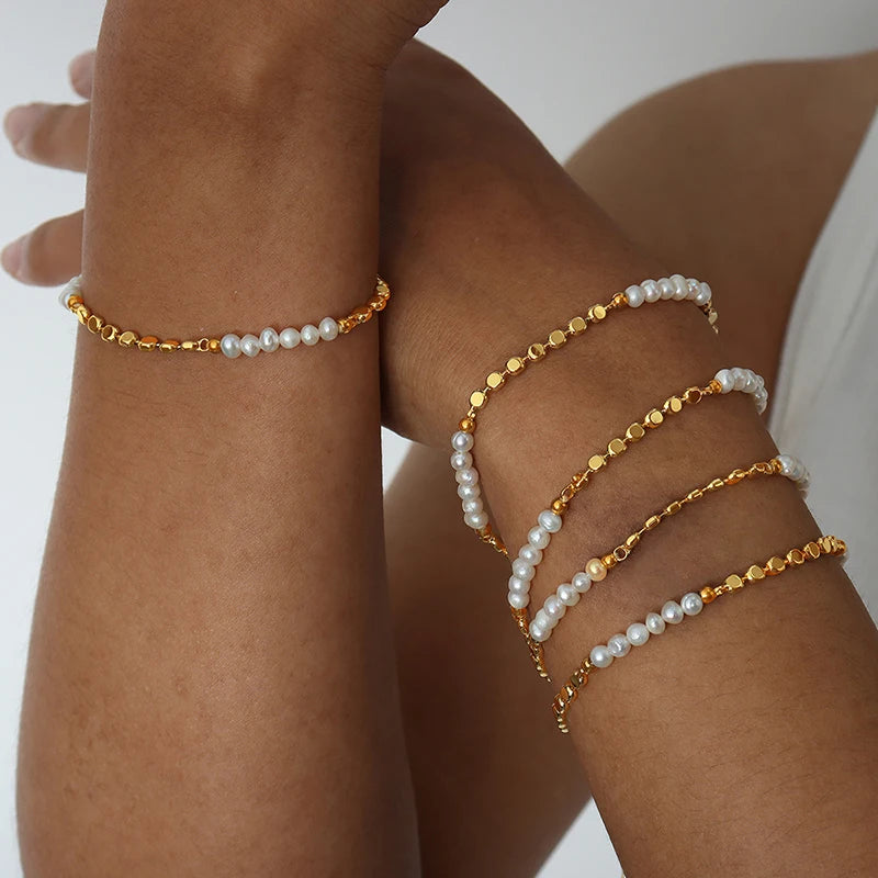 Celeste Lariat Pearl Drop Necklace