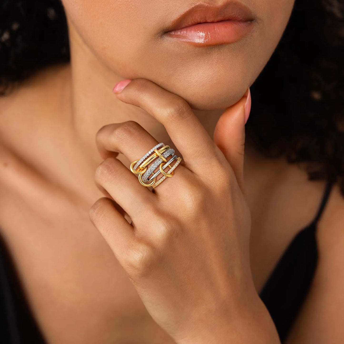 Bague double-layer Élégance