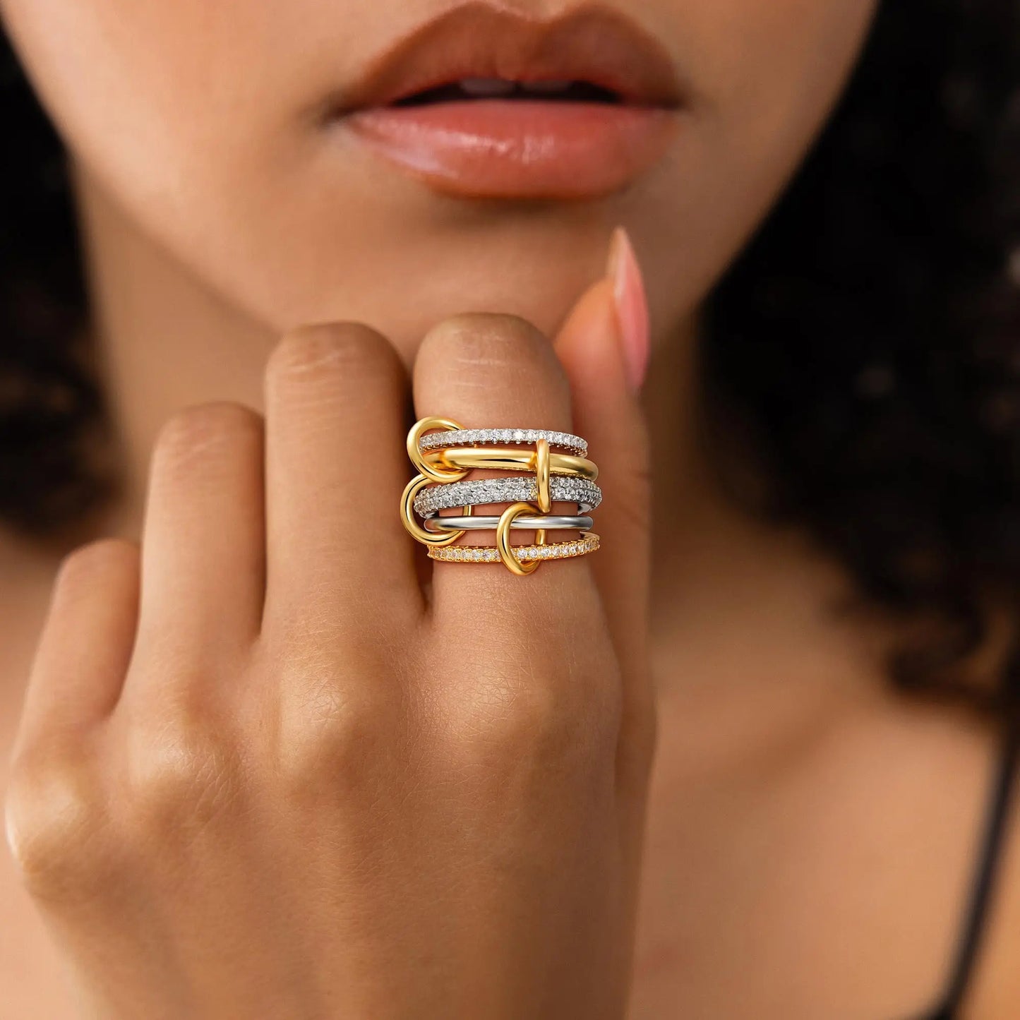 Bague double-layer Élégance