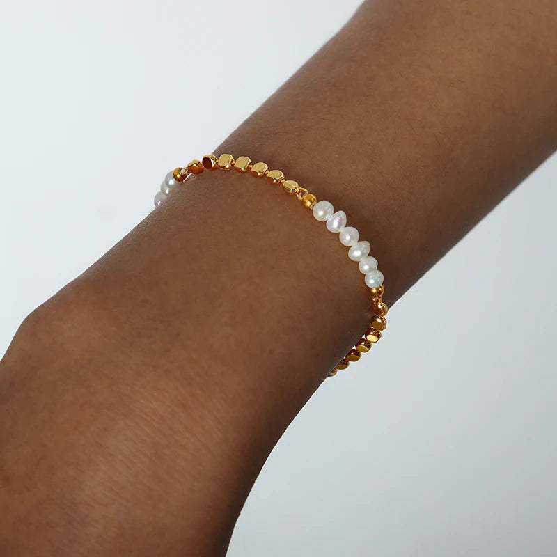Celeste Lariat Pearl Drop Necklace