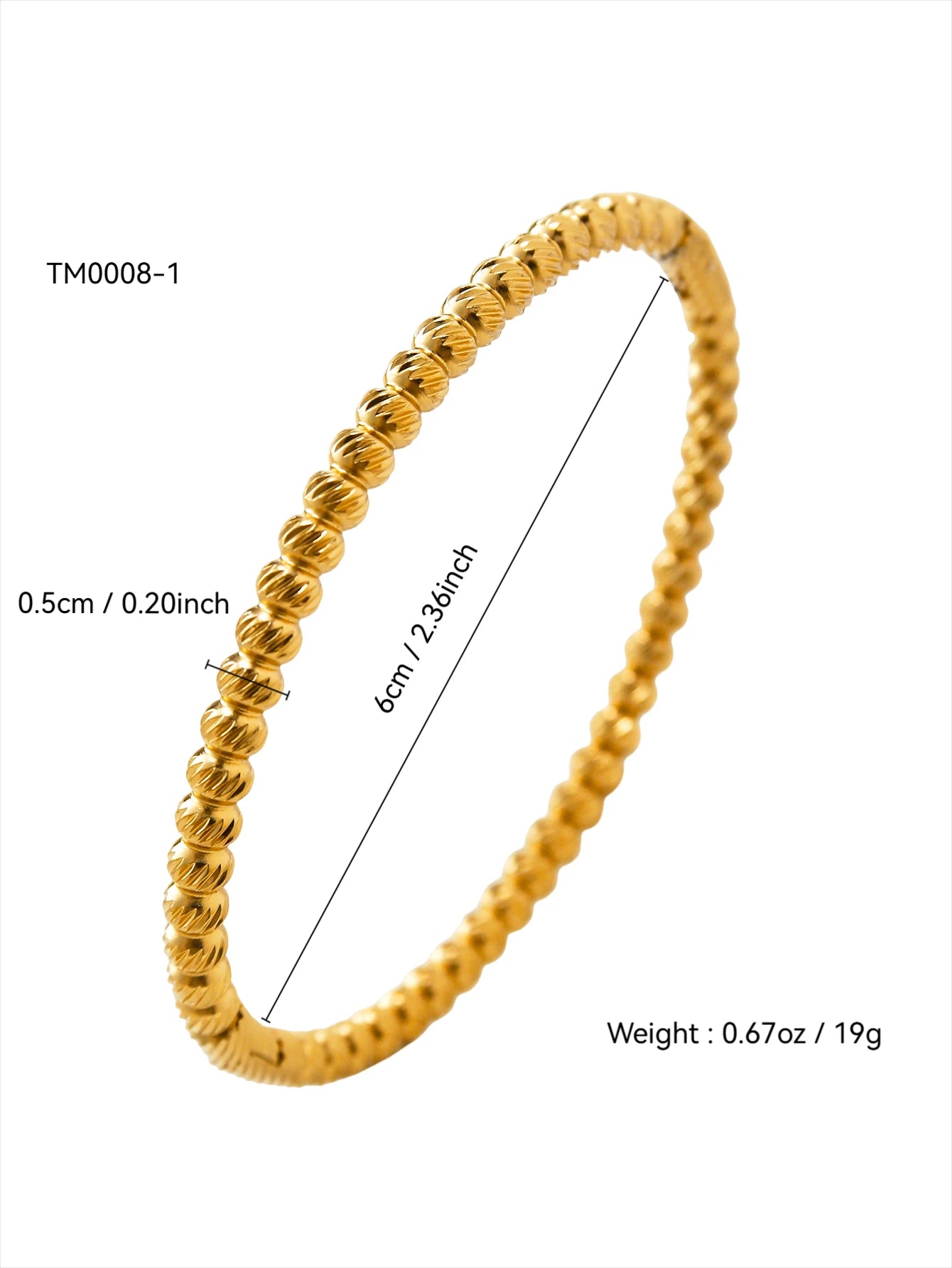 Aurora Radiance Gold-Plated Zirconia Bracele