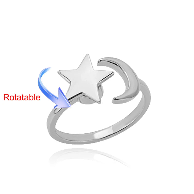 Serena Four-Leaf Clover Rotating Ring