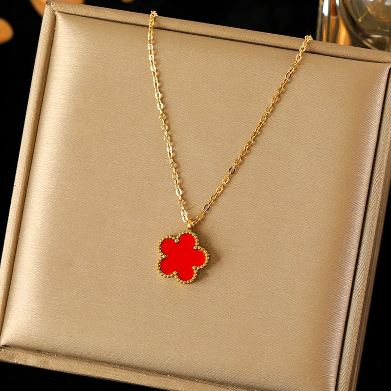 Luminous Frost: Eternal Plum Blossom Choker