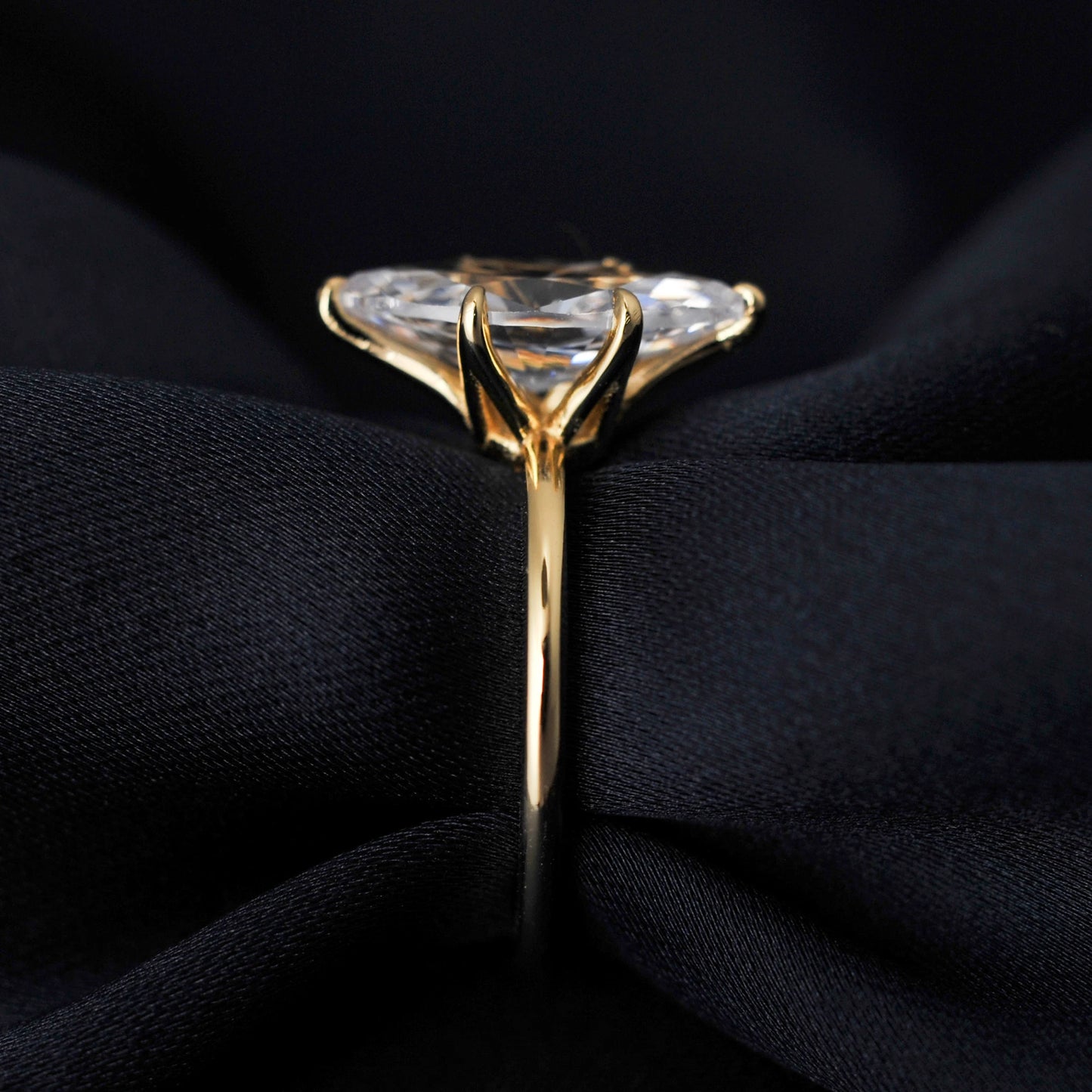 Vintage Marquise Solitaire Ring