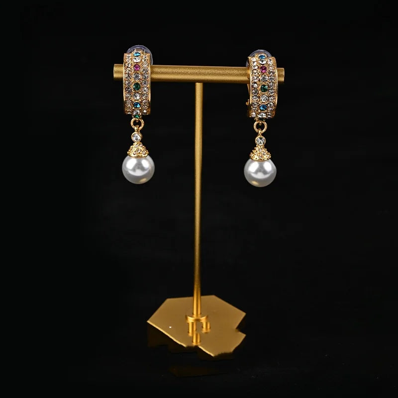 Éloise Gold Plated Pearl Ear Clips