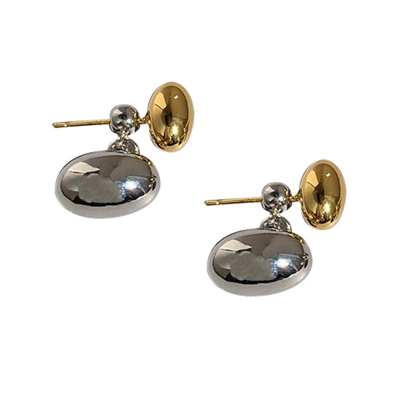 Liora Two-Tone Water Drop Earrings