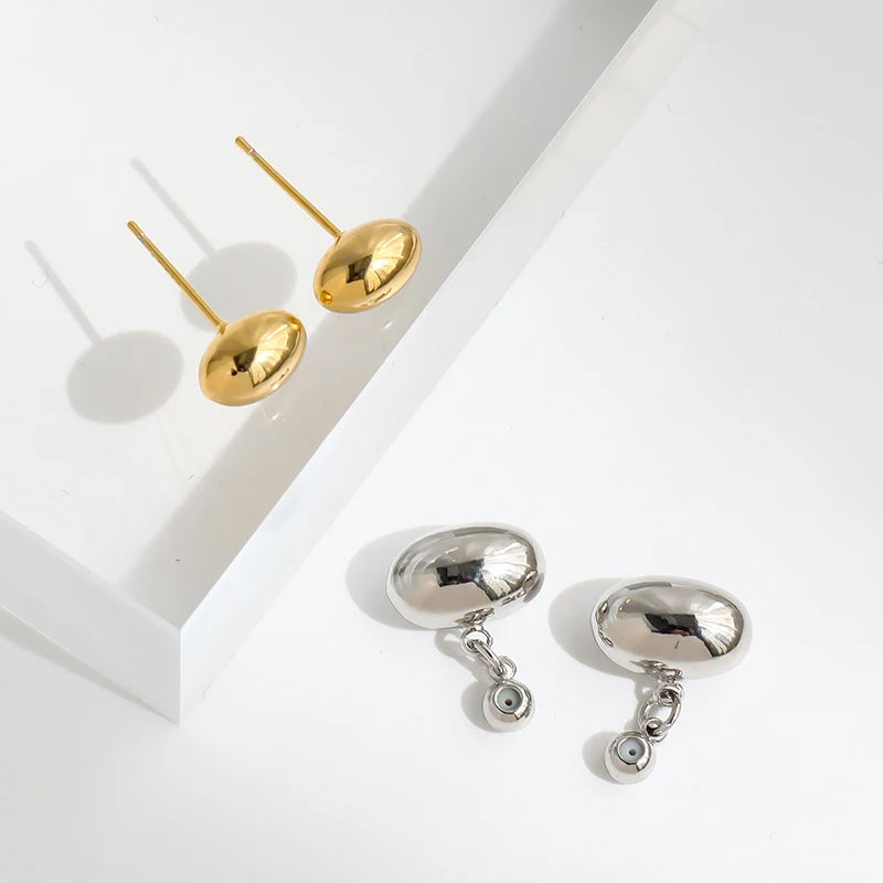 Liora Two-Tone Water Drop Earrings