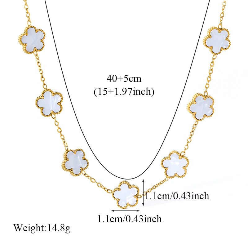 Luminous Frost: Eternal Plum Blossom Choker